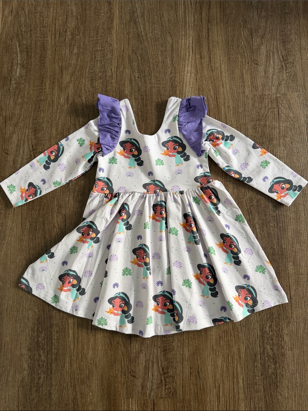 Monica + Andy Disney JasmineDress with Ruffle Shoulders 3T